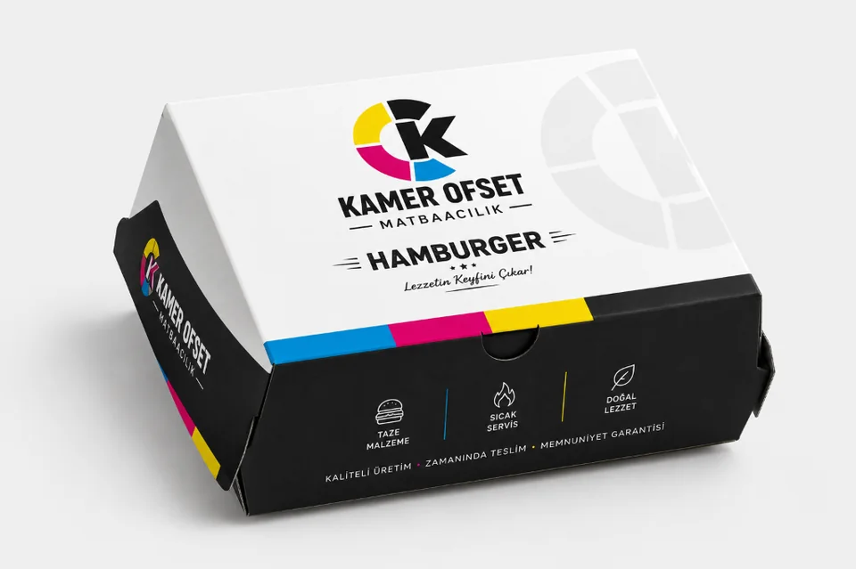 Hamburger Kutusu baskı örneği