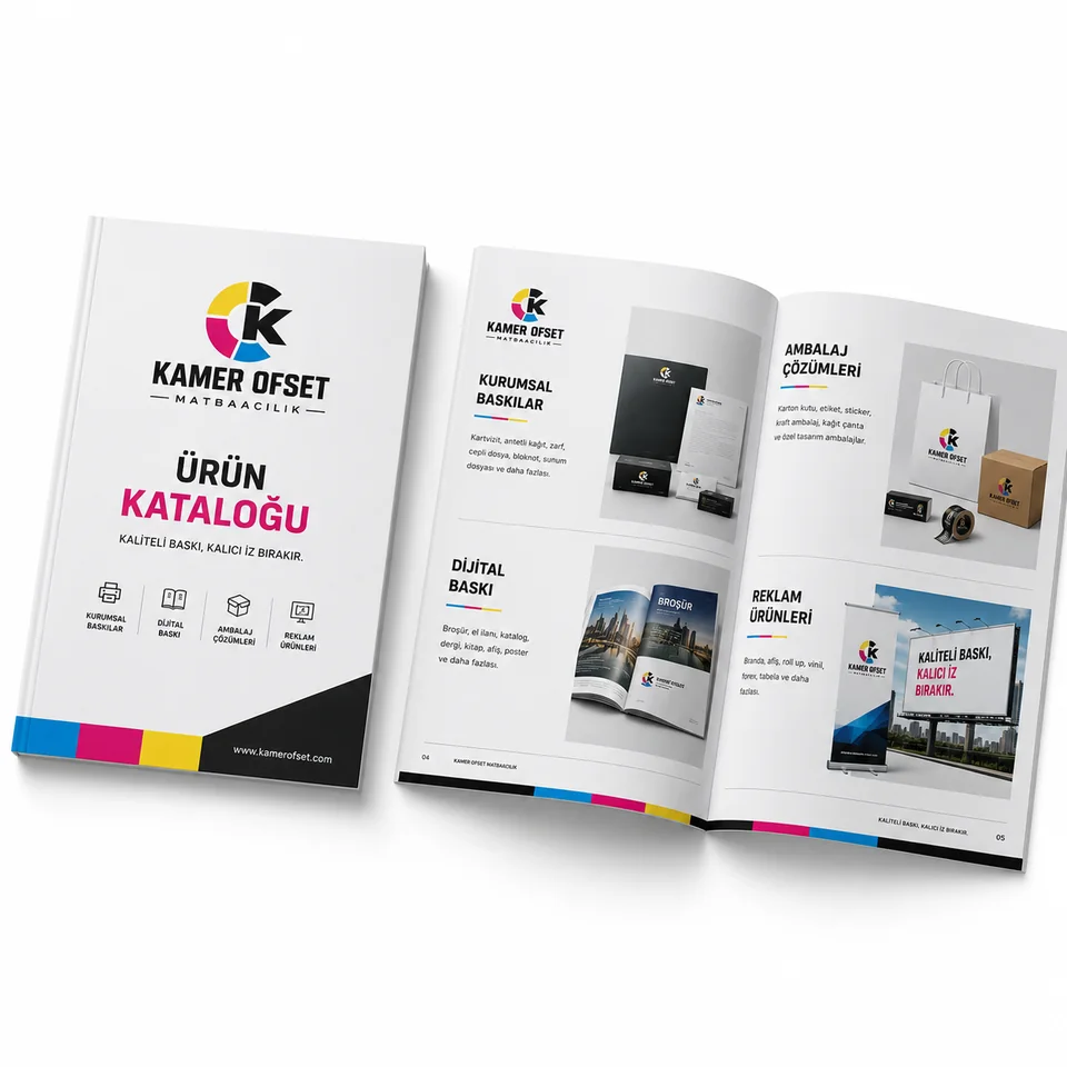 Kurumsal ürün kataloğu baskı örneği