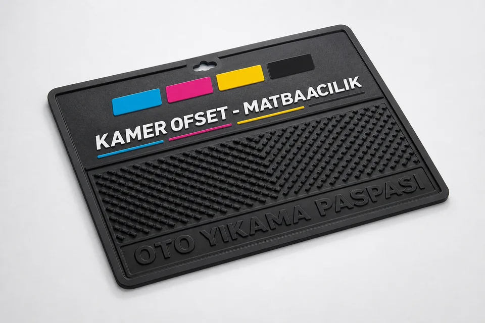 Oto Yıkama Paspası baskı örneği
